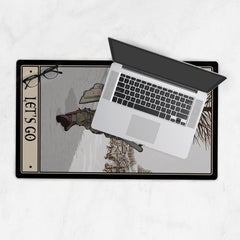 Let's Go Desk Mat - 14x24 inch