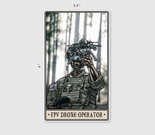 FPV Drone Operator Sticker