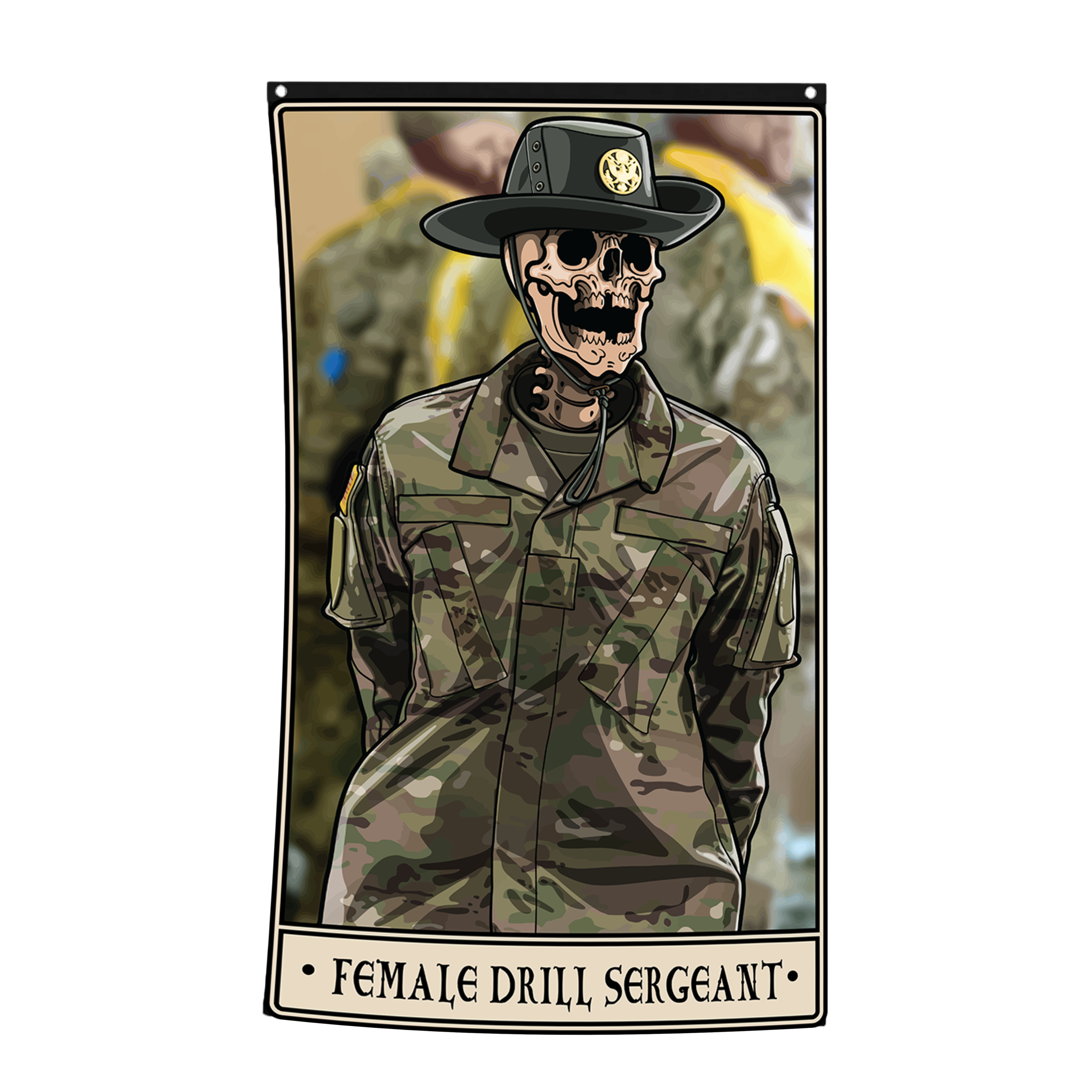 Female Drill Sergeant Flag