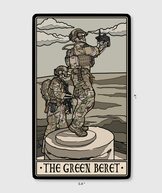 Green Beret Sticker