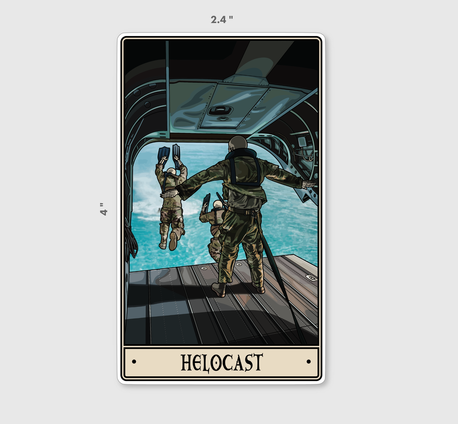 Helocast Sticker – pltdaddy