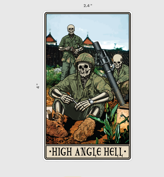 High Angle Hell Sticker