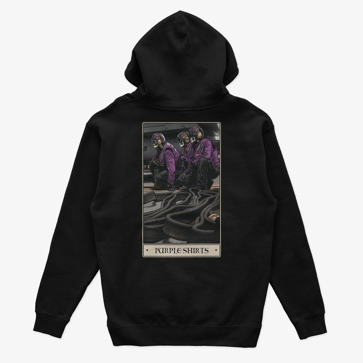 Purple Shirts Hoodie