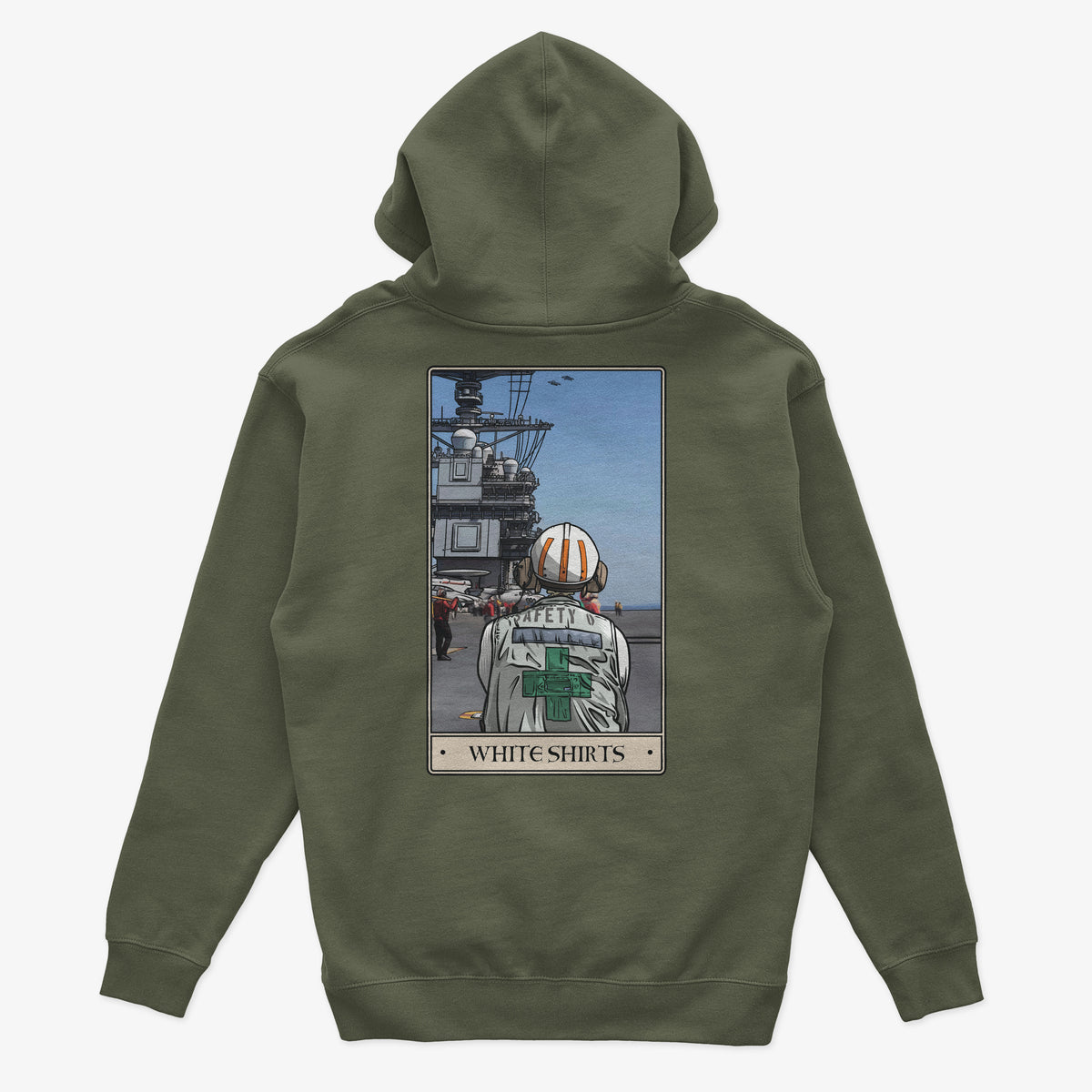 White Shirts Hoodie