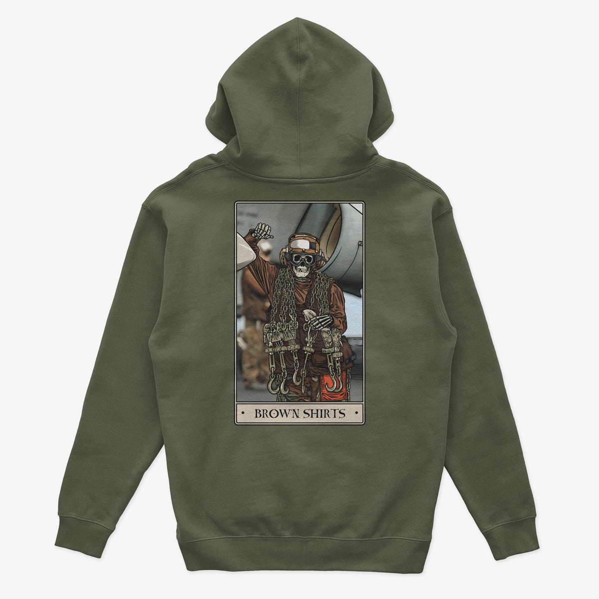 Brown Shirts Hoodie