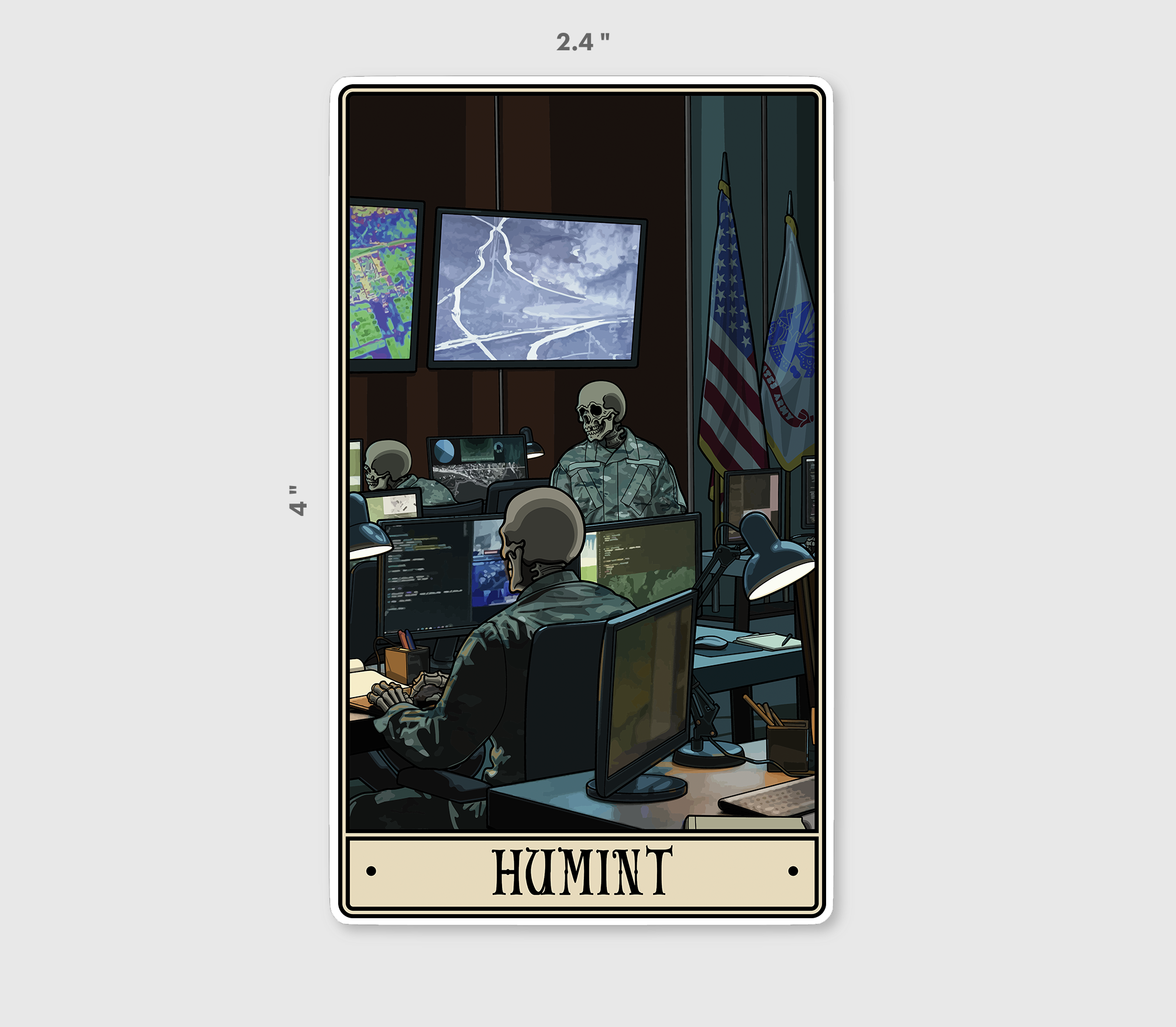 HUMINT Sticker – pltdaddy