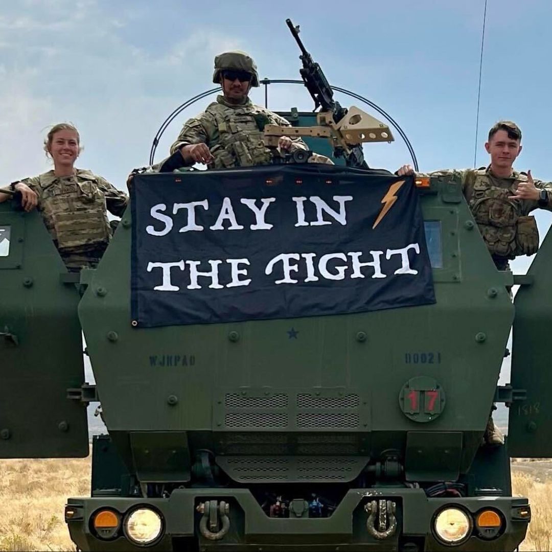 Stay In The Fight Flag