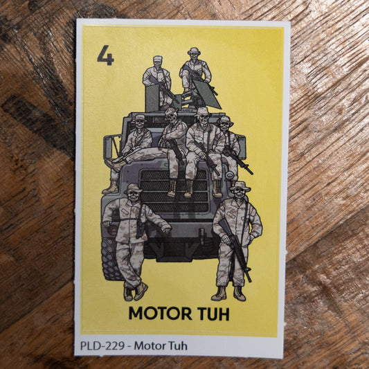 Motor Tuh Sticker