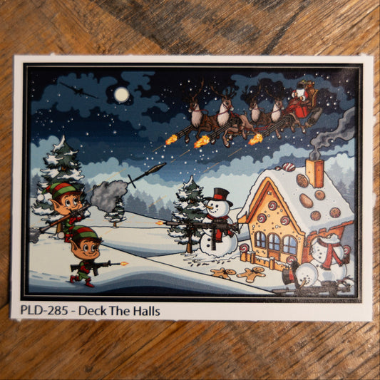 Deck The Halls Sticker