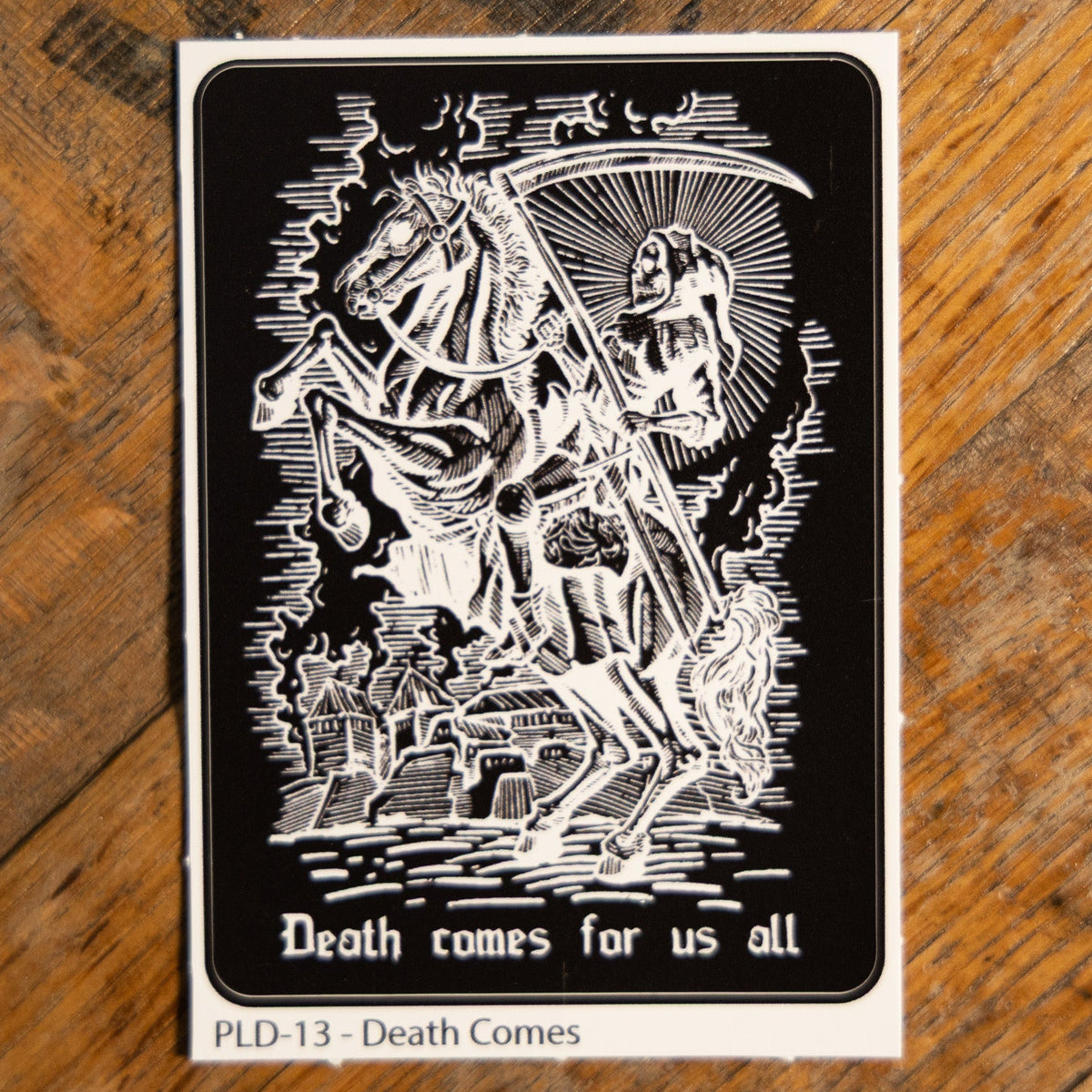 Death Comes Sticker
