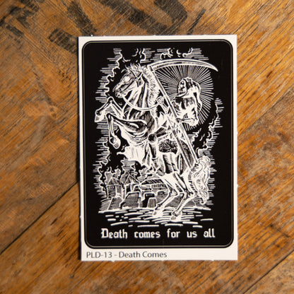 Death Comes Sticker