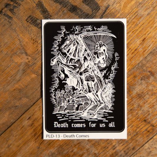 Death Comes Sticker