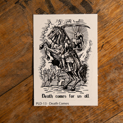 Death Comes Sticker