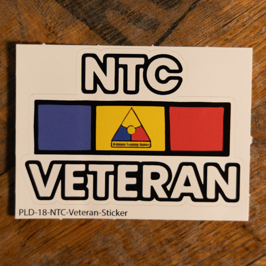 NTC Veteran Sticker
