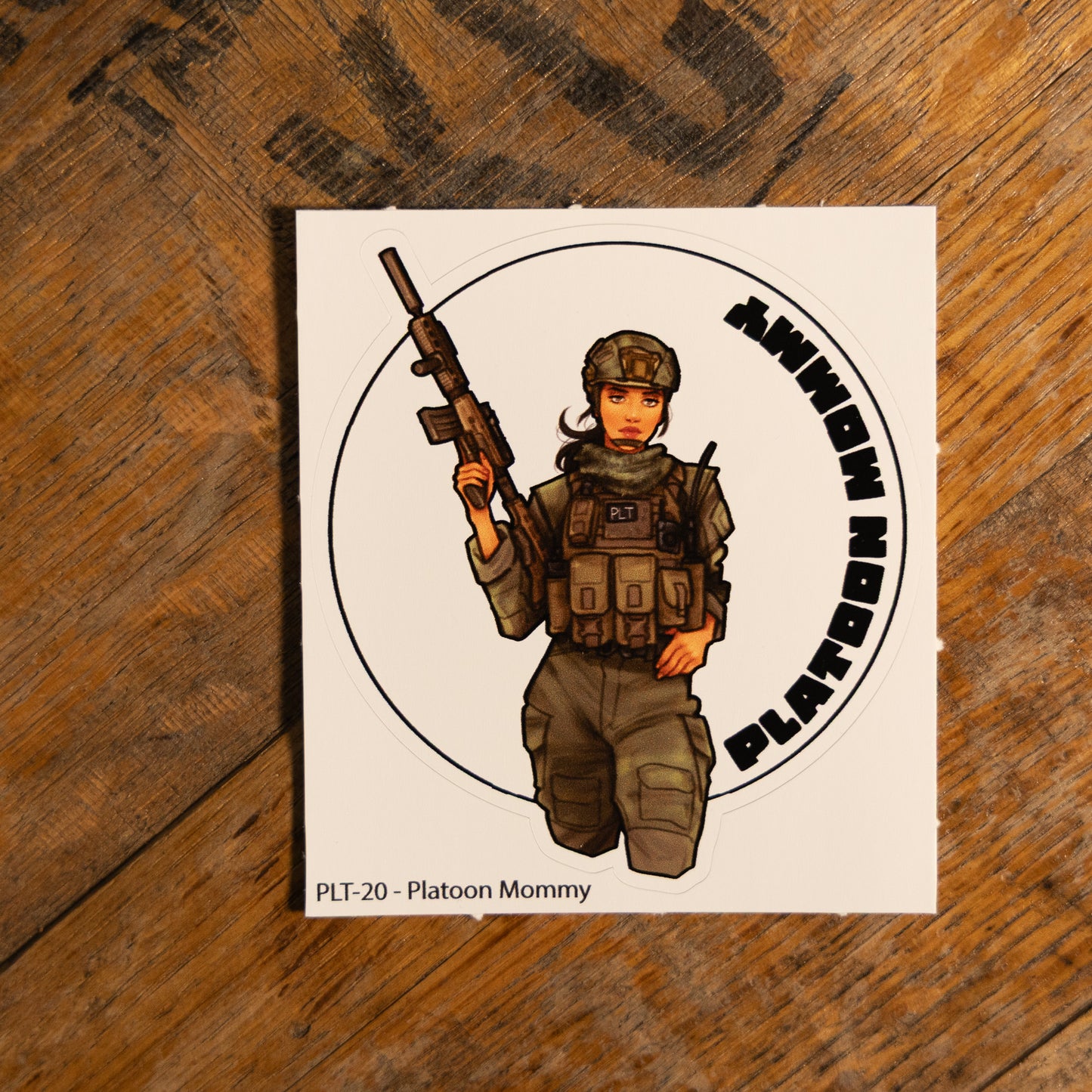 Platoon Mommy Sticker