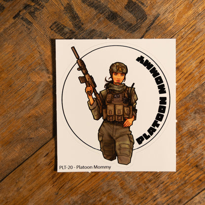 Platoon Mommy Sticker