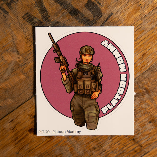 Platoon Mommy Sticker