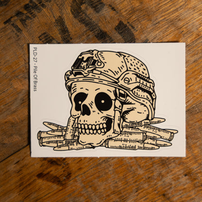 Pile Of Brass Sticker