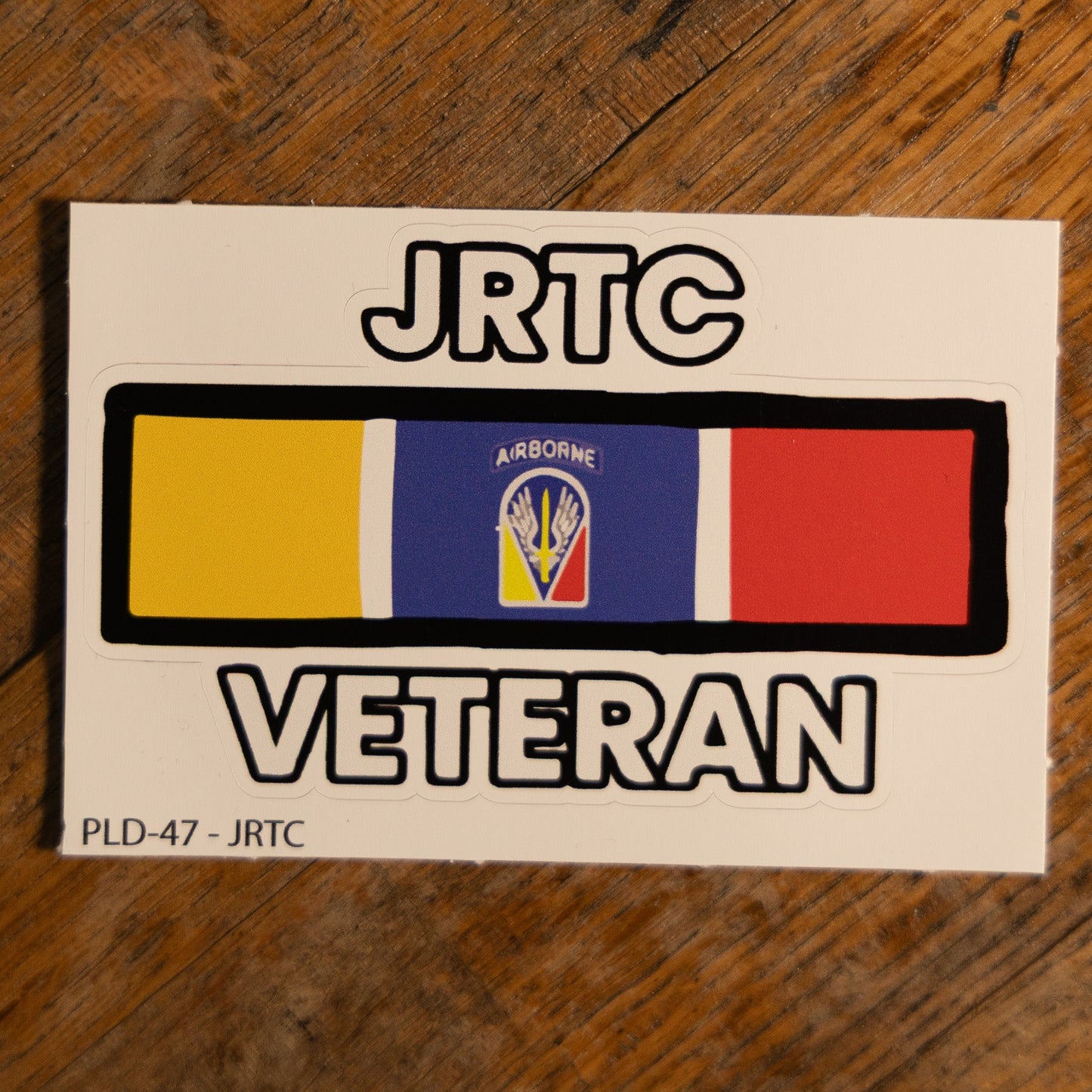 JRTC Veteran Sticker