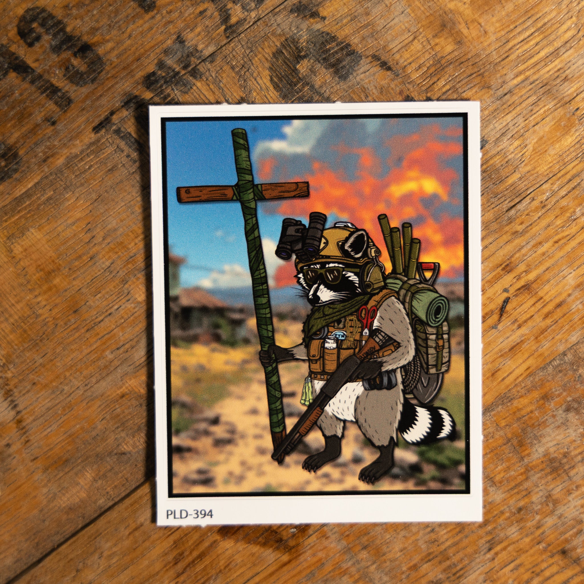 Raccoon Sticker