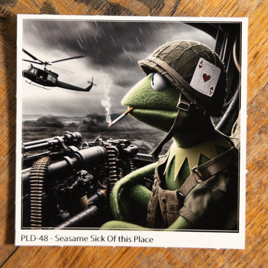 Sesame Sick Of This Place Sticker