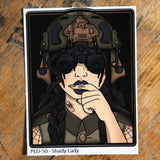 Shady Lady Sticker