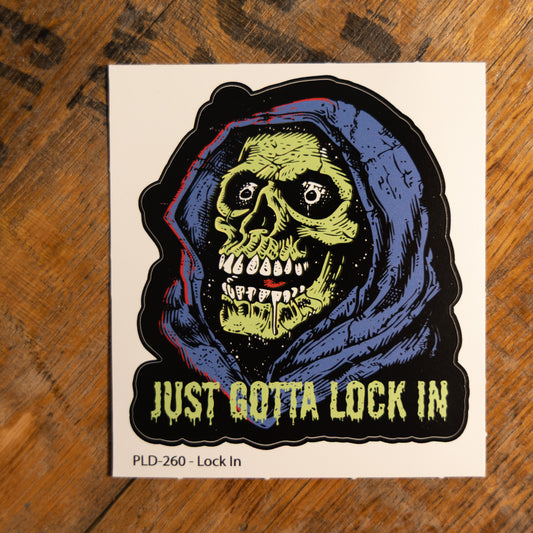 Lock In Sticker