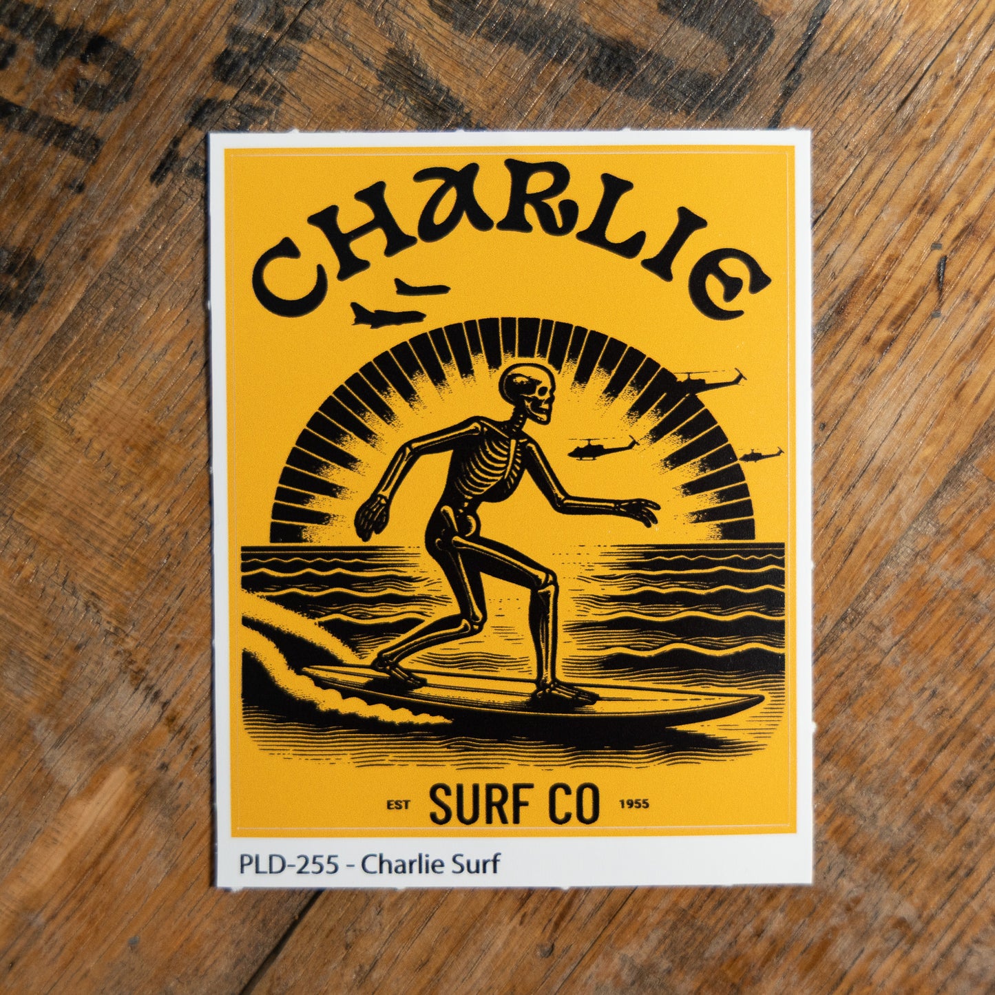 Charlie Surf Sticker