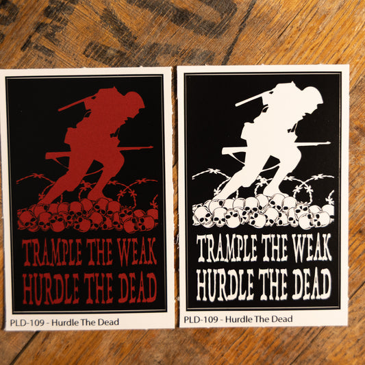 Hurdle The Dead Sticker