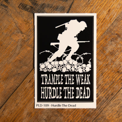 Hurdle The Dead Sticker
