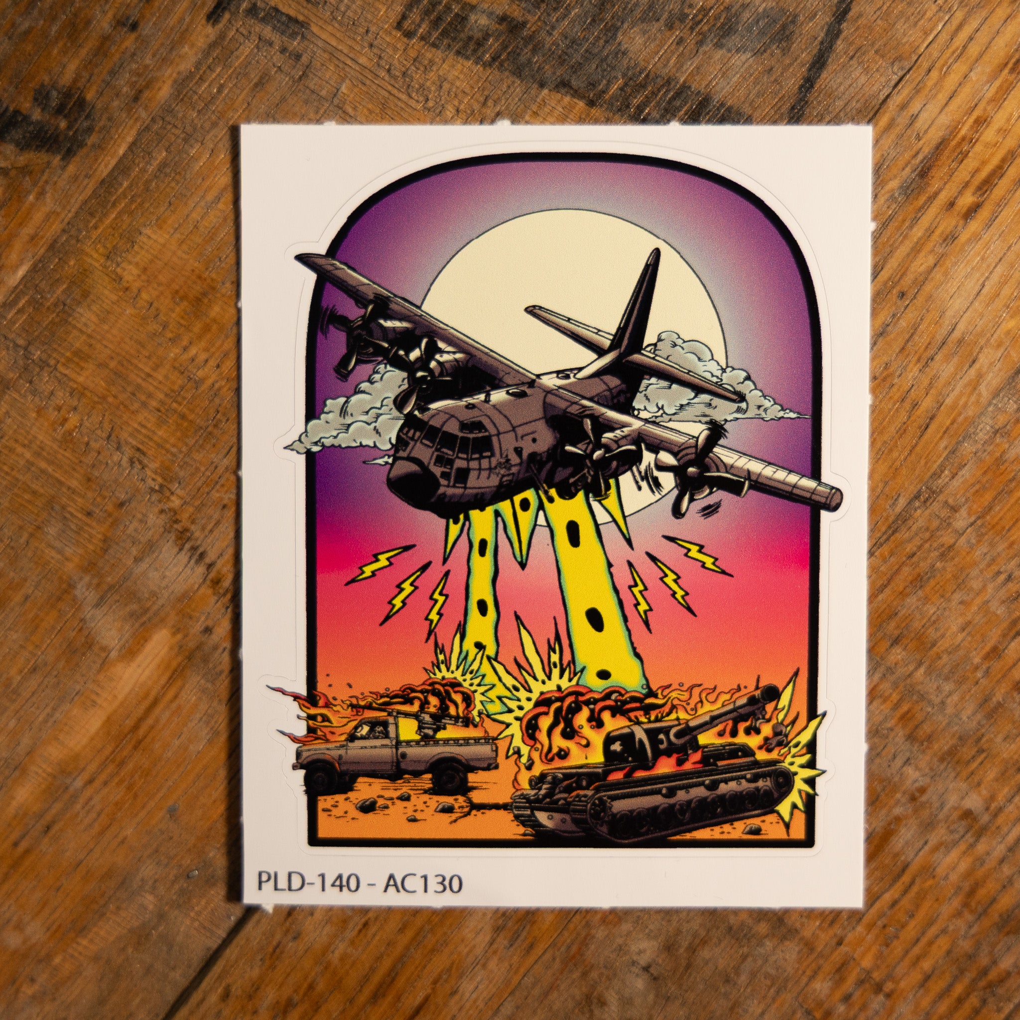 Gunship Sticker