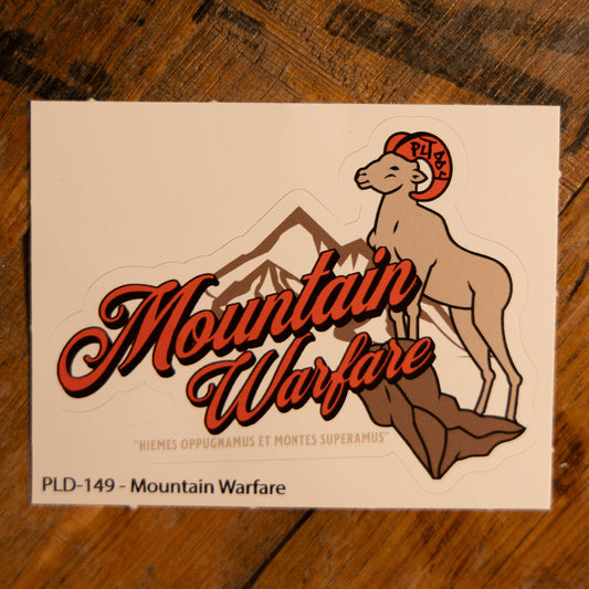 Mountain Warfare Sticker