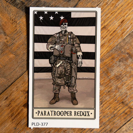 Paratrooper Redux Sticker