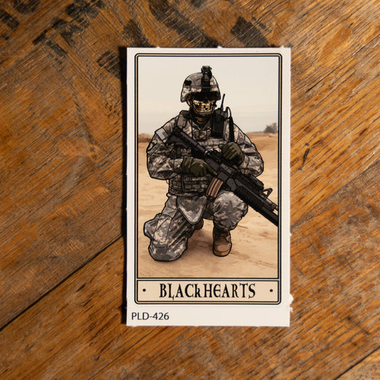 Black Hearts Sticker