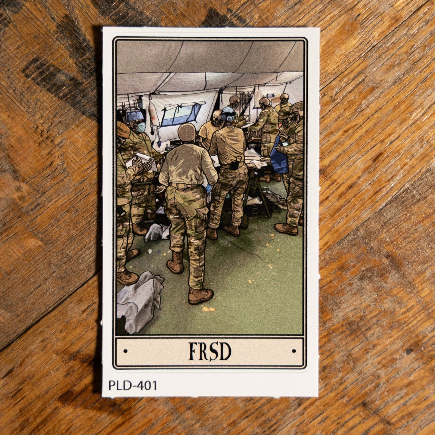 Forward Resuscitative and Surgical Detachment Sticker