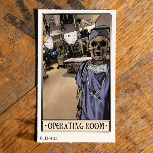 Operating Room Sticker