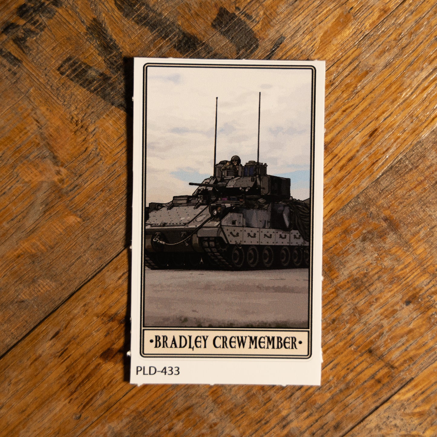 Bradley Crewmember Sticker