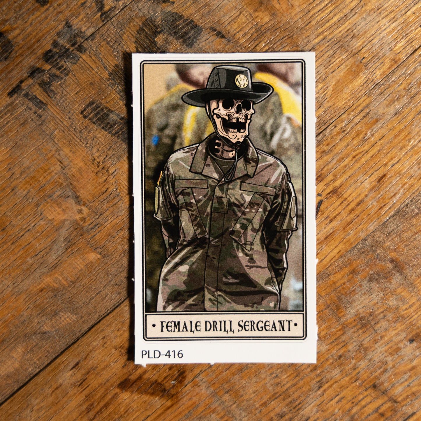 Female Drill Sergeant Sticker