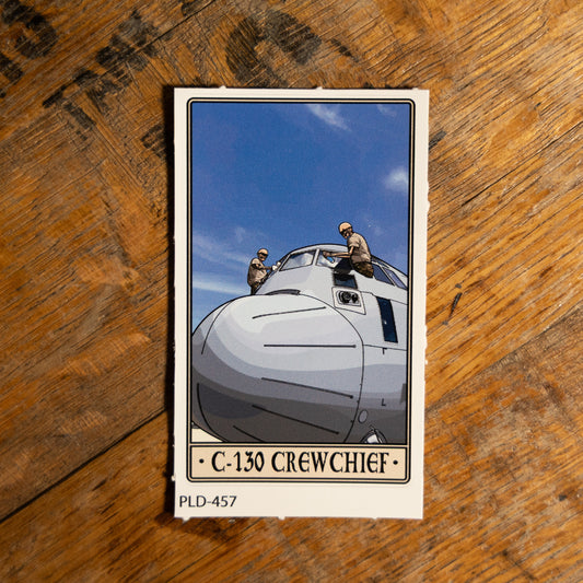 C-130 Crew Chief Sticker