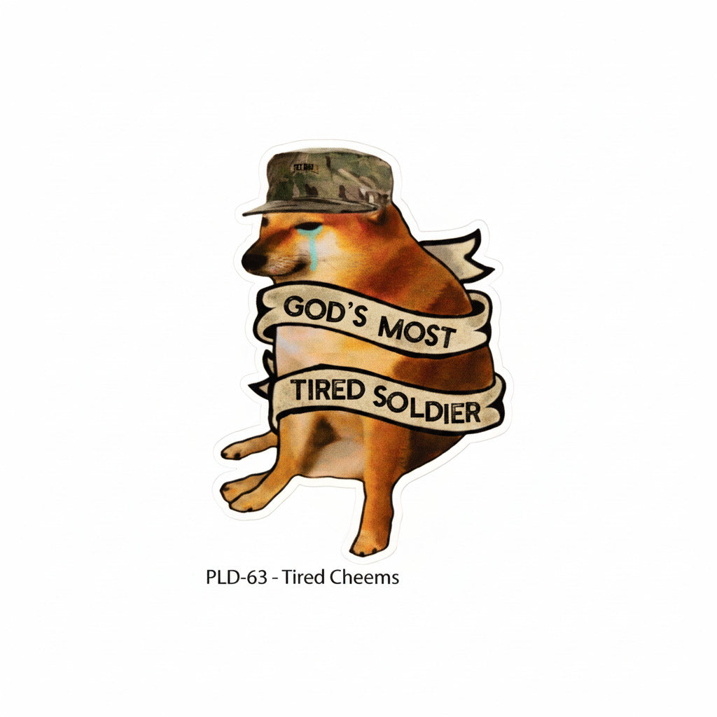 Tired Cheems Sticker