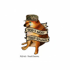 Tired Cheems Sticker