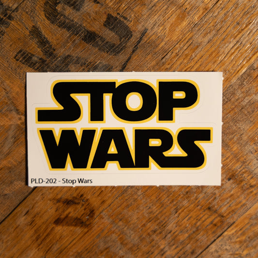 Stop Wars Sticker