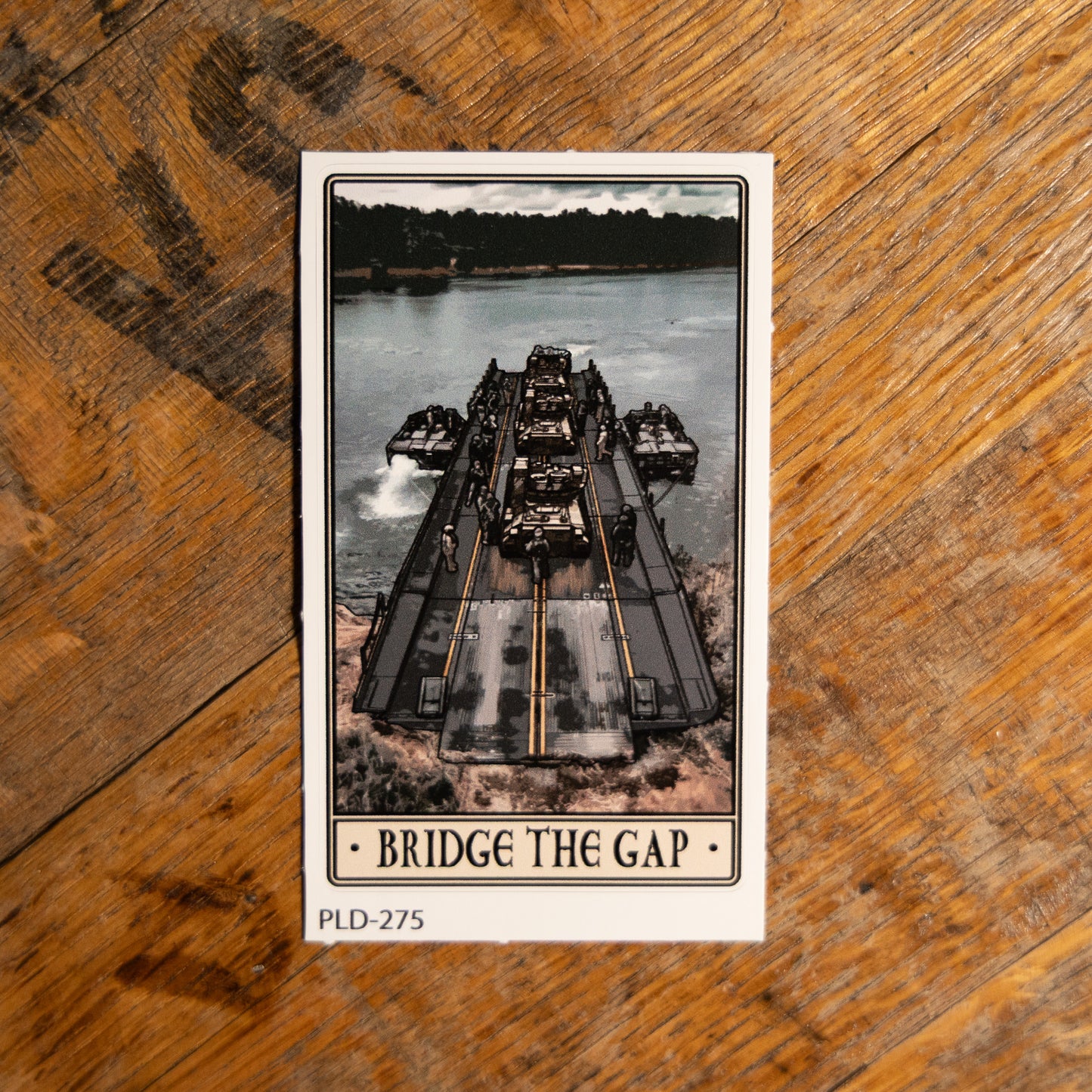 Bridge The Gap Sticker