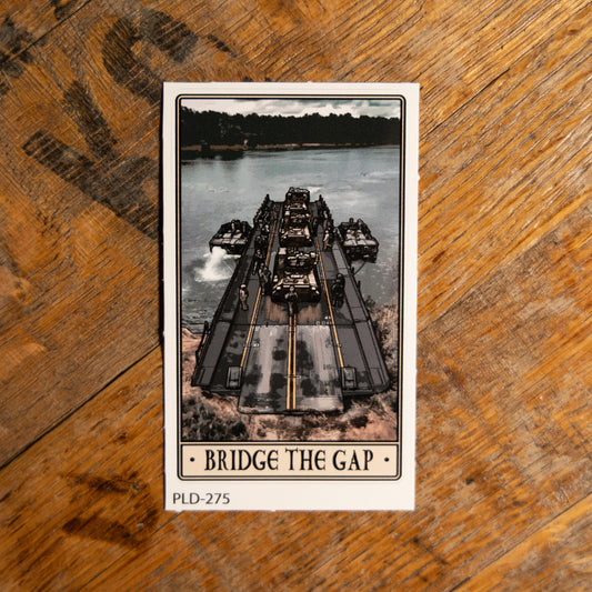 Bridge The Gap Sticker