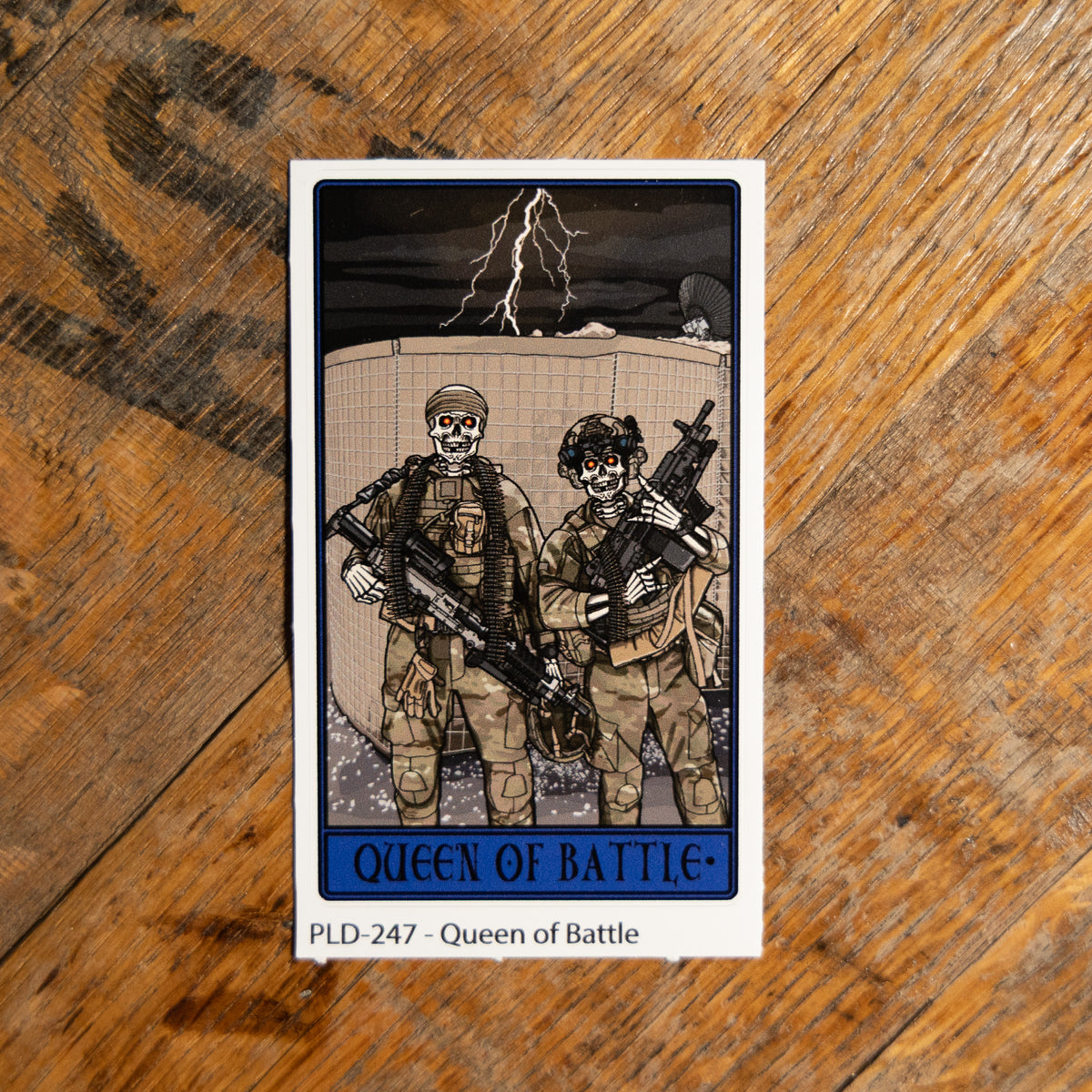 Queen Of Battle Sticker