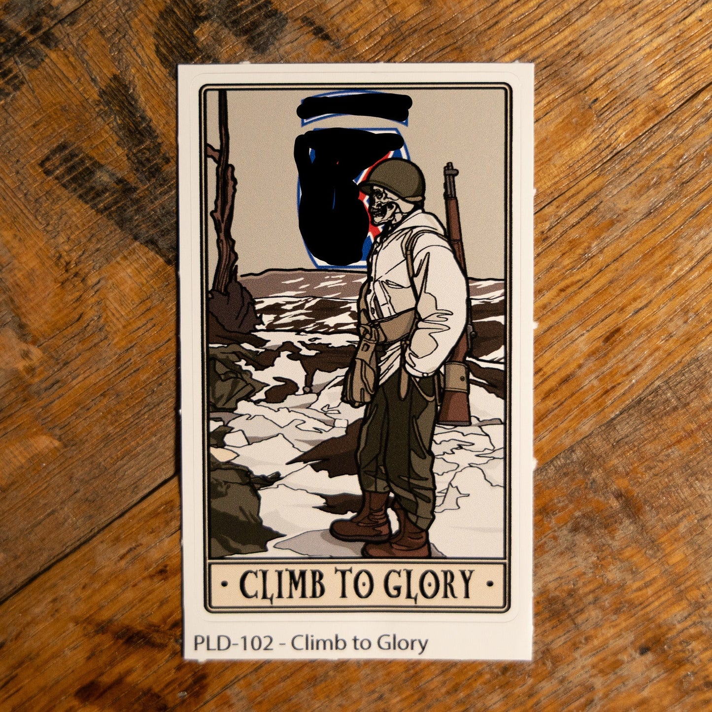 Climb To Glory Sticker