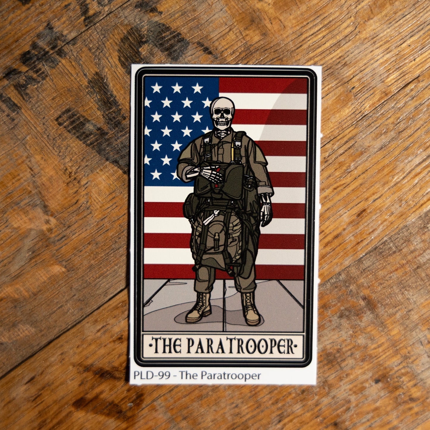 Paratrooper Sticker