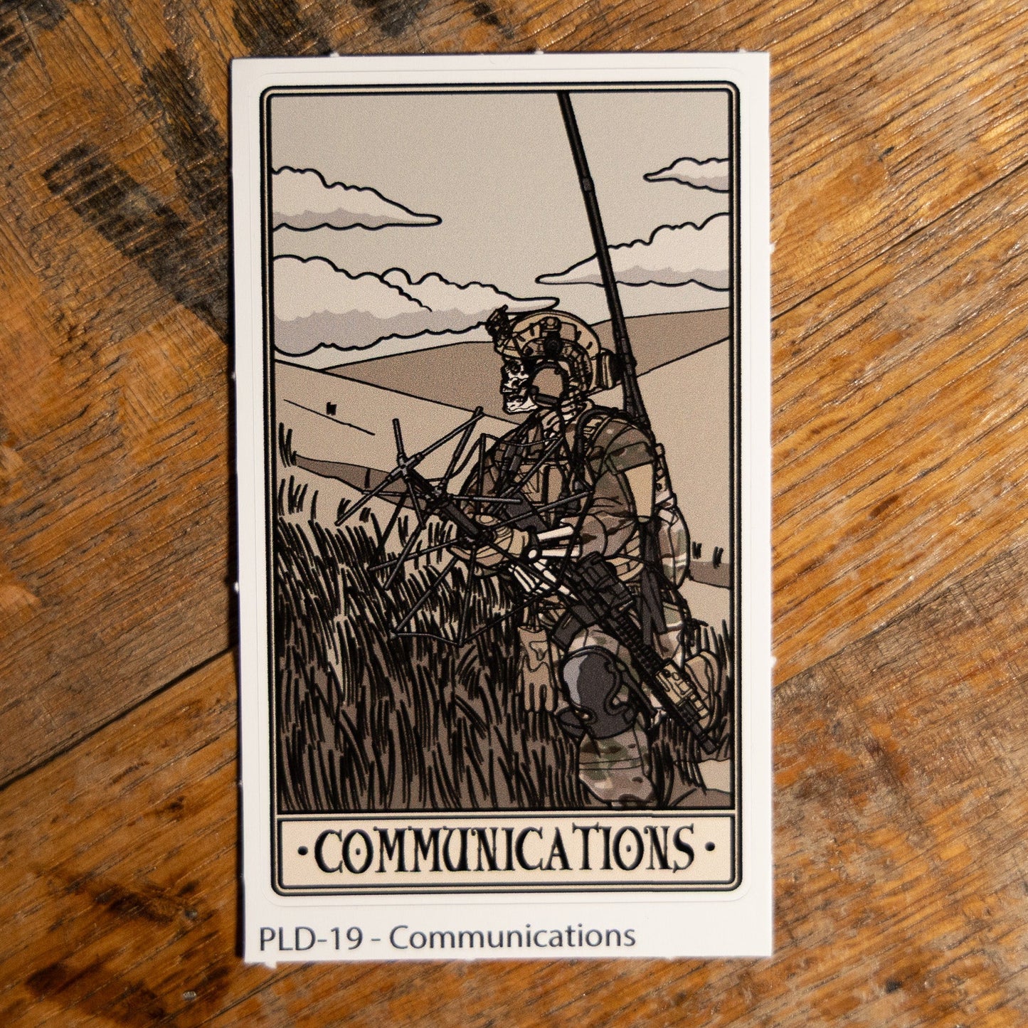 Communications Sticker