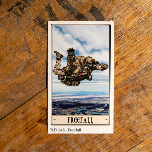 Freefall Sticker