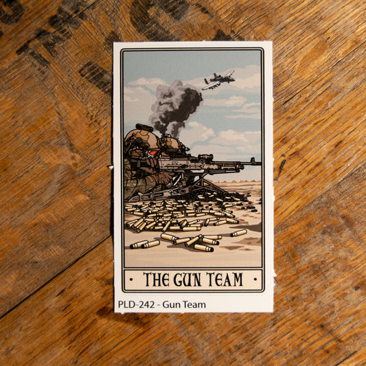 Gun Team Sticker